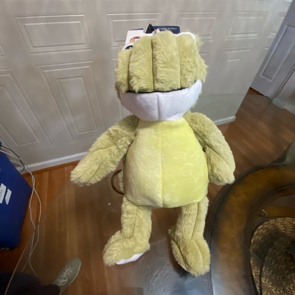 - Brand New Petlou Dog  Toy Frog 16” Clinker & Squeaker - Picture 6 of 8